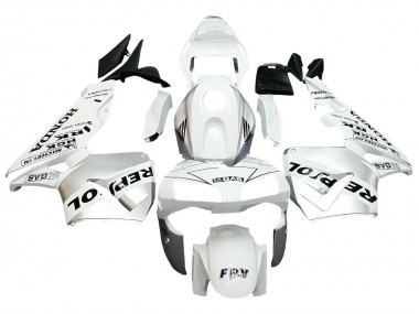 Carénages Moto Honda CBR600RR 2003-2004 - Blanc Argent Noir Repsol Abordables