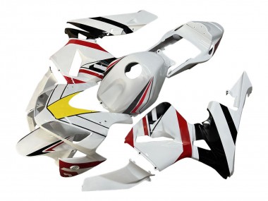 Carénages Moto Honda CBR600RR 2003-2004 - Blanc Rouge Jaune Noir Abordables