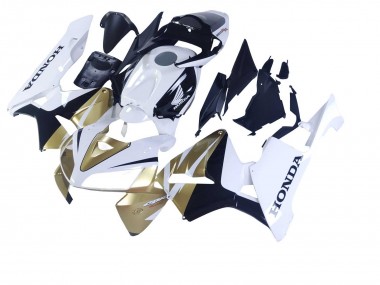 Carénages Moto Honda CBR600RR 2005-2006 - Or Blanc Noir Abordables