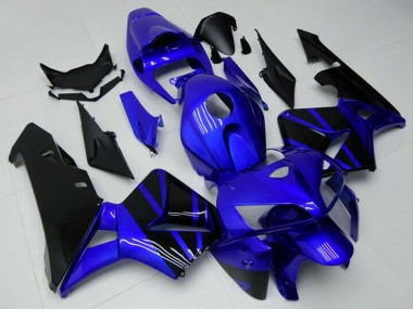 Carénage Moto Honda CBR600RR 2005-2006 - Bleu Noir Abordables