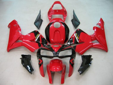 Carénage Moto Honda CBR600RR 2005-2006 - Rouge Noir Abordables