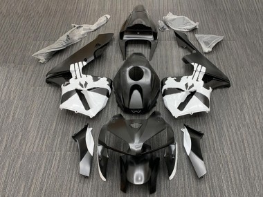 Kits Carénage Moto Honda CBR600RR 2005-2006 - Noir Blanc Abordables