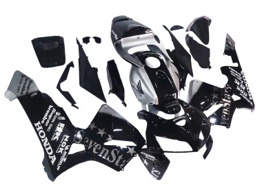 Carénages Moto Honda CBR600RR 2005-2006 - Noir Argent SevenStars Abordables
