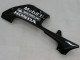 Carénages Moto Honda CBR600RR 2005-2006 - Noir Brillant Blanc West