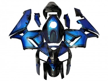 Carénages Moto Honda CBR600RR 2005-2006 - Bleu Noir Abordables