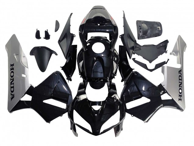 Carénage Moto Honda CBR600RR 2005-2006 - Noir Argent