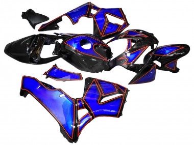 Carénages Moto Honda CBR600RR 2005-2006 - Bleu Noir Rouge Doubler Abordables