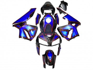 Carénages Moto Honda CBR600RR 2005-2006 - Bleu Noir Rouge Doubler Abordables