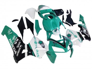 Carénages Moto Honda CBR600RR 2005-2006 - Vert Clair Blanc Noir Brillant Joe Rocket Abordables