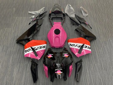 Carénages Moto Honda CBR600RR 2005-2006 - Rose Rouge Noir Repsol Abordables