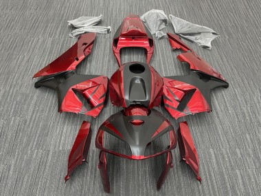 Carénages Moto Honda CBR600RR 2005-2006 - Rouge Noir Abordables