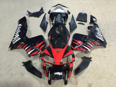 Carénages Moto Honda CBR600RR 2005-2006 - Noir Brillant Rouge Blanc HRC Abordables