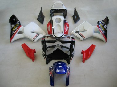 Carénages Moto Honda CBR600RR 2005-2006 - Rouge Blanc Bleu DENSO Abordables