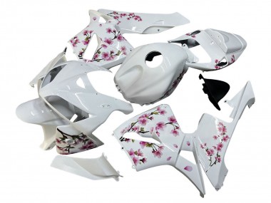 Carénages Moto Honda CBR600RR 2005-2006 - Blanc Fleur de cerisier Abordables