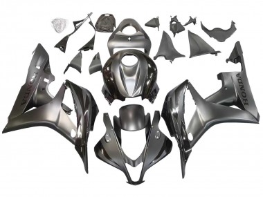 Carénage Moto Honda CBR600RR 2007-2008 - Argent Noir Brillant Abordables