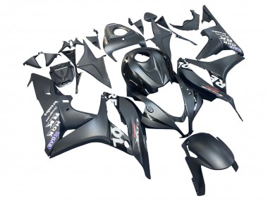Carénage Moto Honda CBR600RR 2007-2008 - Noir Mat Blanc Repsol Abordables