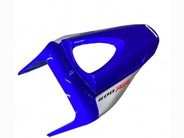 Carénages Moto Honda CBR600RR 2007-2008 - Argent Bleu Noir Brillant Courses
