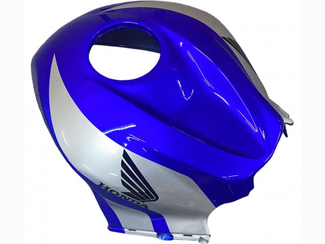 Carénages Moto Honda CBR600RR 2007-2008 - Argent Bleu Noir Brillant Courses