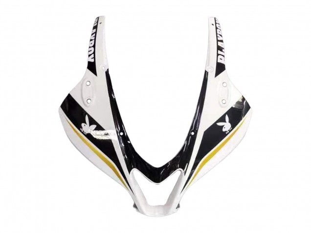 Carénage Moto Honda CBR600RR 2007-2008 - Blanc Or Noir Brillant Playboy