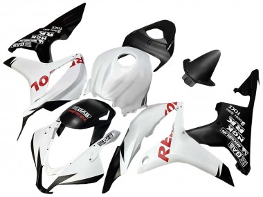 Carénages Moto Honda CBR600RR 2007-2008 - Blanc Noir Mat Rouge Repsol Abordables