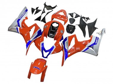 Carénages Moto Honda CBR600RR 2007-2008 - Argent Bleu Rouge HRC Abordables