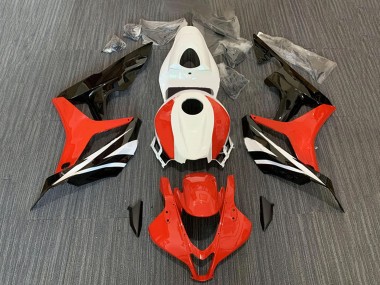 Kits Carénage Moto Honda CBR600RR 2007-2008 - Blanc Rouge Noir Brillant Abordables