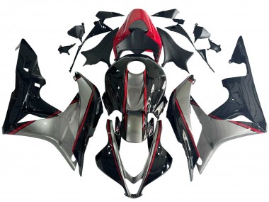Carénages Moto Honda CBR600RR 2007-2008 - Argent Rouge Noir Brillant Abordables