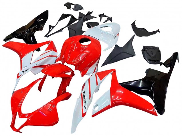 Carénage Moto Honda CBR600RR 2007-2008 - Blanc Rouge Noir Brillant
