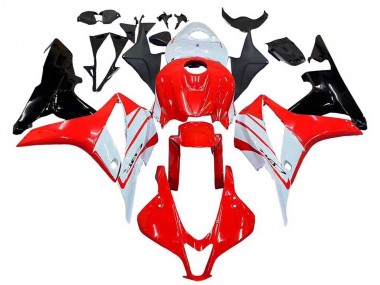 Carénage Moto Honda CBR600RR 2007-2008 - Blanc Rouge Noir Brillant Abordables