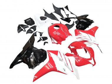 Kits Carénage Moto Honda CBR600RR 2009-2012 - Blanc Rouge Noir Brillant Abordables