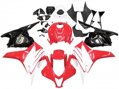 Kits Carénage Moto Honda CBR600RR 2009-2012 - Blanc Rouge Noir Brillant Abordables