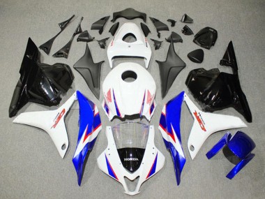 Kits Carénage Moto ABS Honda CBR600RR 2009-2012 - Blanc Bleu Noir Brillant Abordables