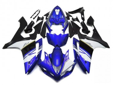 Carénages Moto Yamaha YZF R1 2004-2006 - Bleu Blanc Noir Abordables
