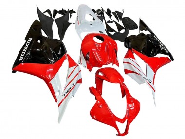 Carénage Moto Honda CBR600RR 2009-2012 - Blanc Rouge Noir Brillant Abordables