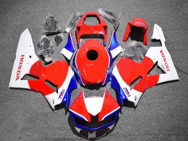 Kits Carénage Moto Honda CBR600RR 2013-2023 - Blanc Rouge Bleu HRC Abordables