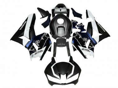 Carénages Moto Honda CBR600RR 2013-2023 - Noir Fibre de Carbone Blanc Bleu Red Bull Abordables