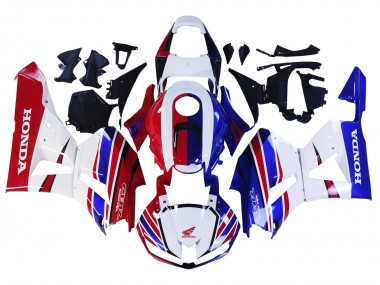 Carénage Moto Honda CBR600RR 2013-2023 - Blanc Rouge Bleu Abordables