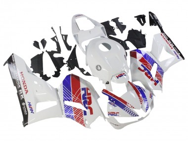 Carénage Moto Honda CBR600RR 2013-2023 - Blanc Rouge Bleu HRC Abordables