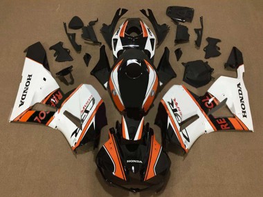 Carénages Moto Honda CBR600RR 2013-2023 - Blanc Orange Noir Brillant Repsol Abordables