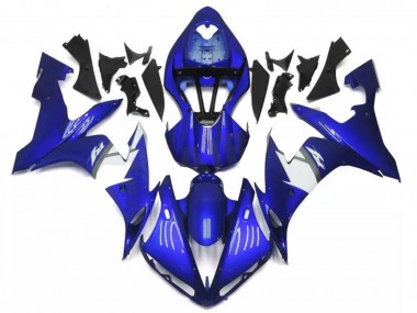 Carénages Moto Yamaha YZF R1 2009-2011 - Bleu Blanc Abordables