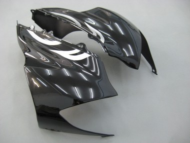 Carénages Moto Kawasaki ZX10R 2004-2005 - Noir Blanc Abordables
