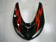 Carénages Moto Kawasaki ZX10R 2006-2007 - Noir Brillant Rouge