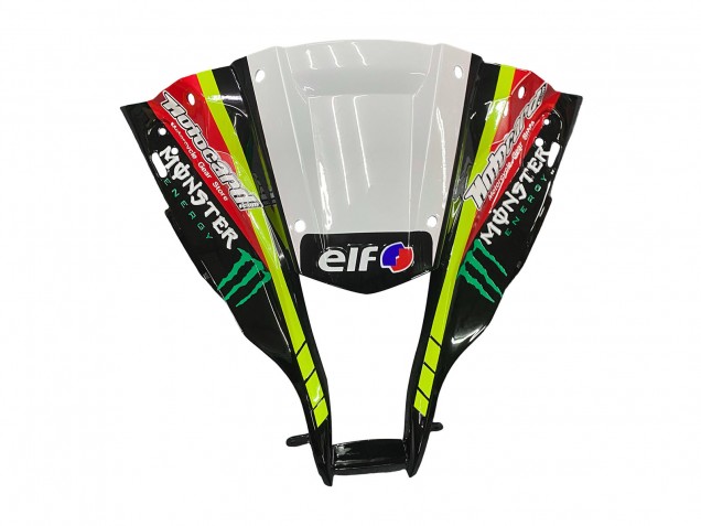 Carénages Moto Kawasaki ZX10R 2011-2015 - Vert Jaune Noir Blanc Elf Monstre