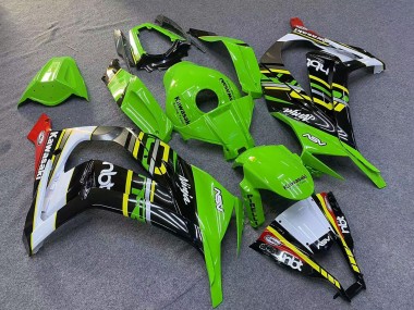 Carénages Moto Kawasaki ZX10R 2011-2015 - Vert Jaune Blanc Noir Rouge Pirelli Abordables