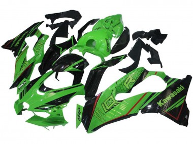 Carénages Moto Kawasaki ZX10R 2021-2025 - Vert Noir Brillant Abordables