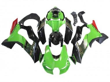 Carénage Moto Kawasaki ZX10R 2021-2025 - Vert Noir Rouge Rayon de Miel Abordables