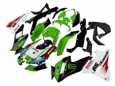 Carénages Moto Kawasaki ZX10R 2021-2025 - Vert Noir Blanc Rouge Bleu Showr Elf Monstre Abordables