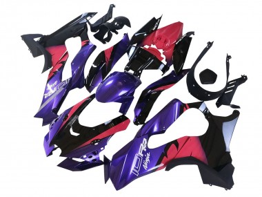 Carénages Moto Kawasaki ZX10R 2021-2025 - Rouge Noir Violet Blanc Abordables