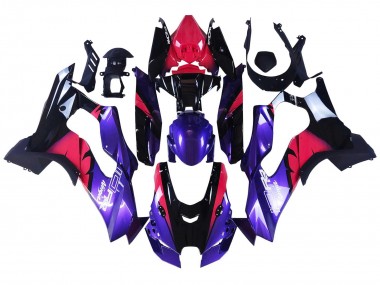 Carénages Moto Kawasaki ZX10R 2021-2025 - Rouge Noir Violet Blanc Abordables