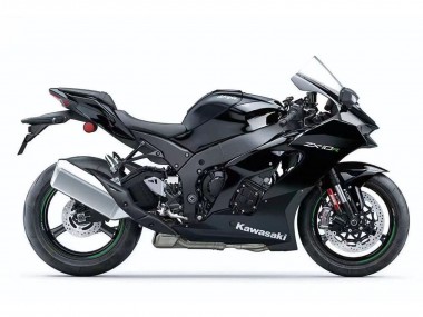 Carénages Moto Kawasaki ZX10R 2021-2025 - Noir Blanc Vert Décalque Abordables